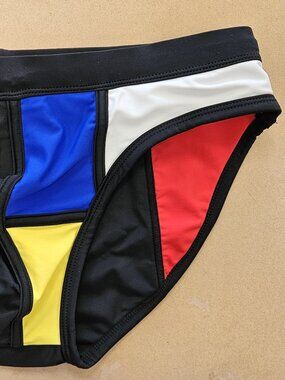 Colorblock Swim Brief by UXH